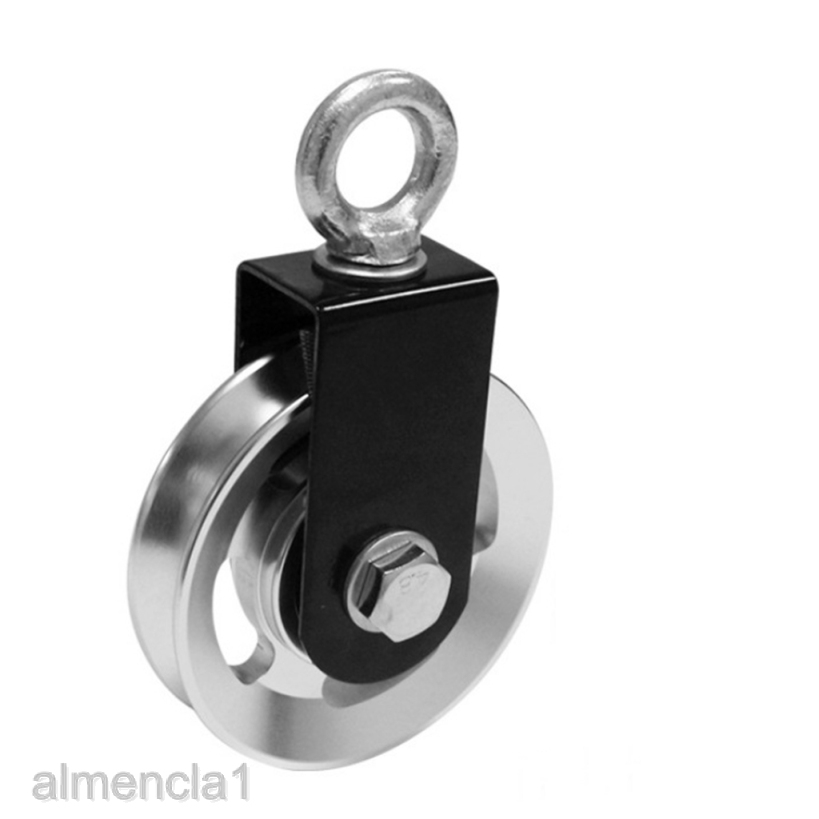 [ALMENCLA1] Swivel Pulley Block Home Gym Cable Machine DIY Spin Pulleys Cables Roller Guide