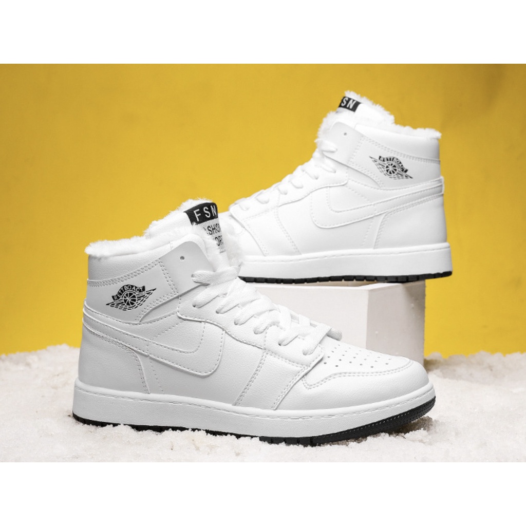 Giày sneakers nam trắng TL08, giày Jordan thời trang da đẹp phù hợp phong cách cá tính, năng động, trẻ trung