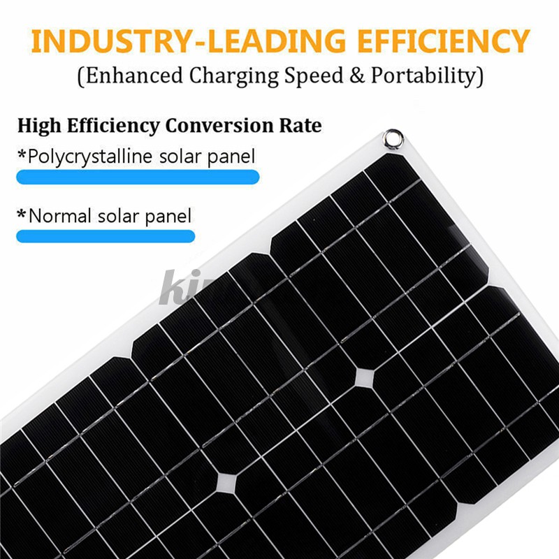 Tấm pin năng lượng mặt trời Polysilicon loại A hiệu suất cao chống thấm nước dùng cho cắm trại RV Xe/Cắm Trại/Hoạt Động Ngoài