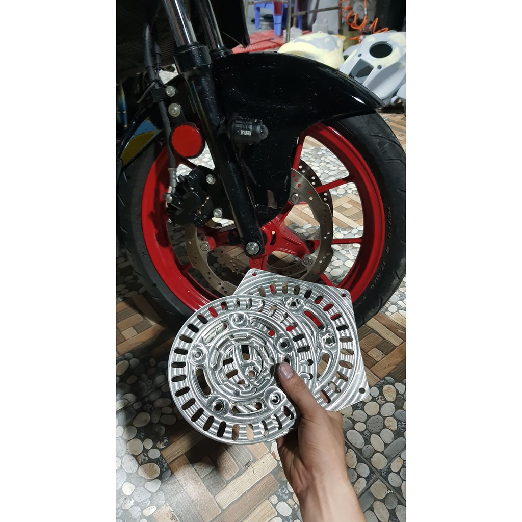 Bộ pát 2 đĩa đôi cho suzuki  gsx 150
