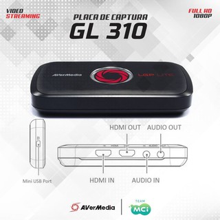Ghi hình HDMI cao cấp Avermedia GL310 hỗ trợ fullHD 1080p - Hàng Chính Hãng