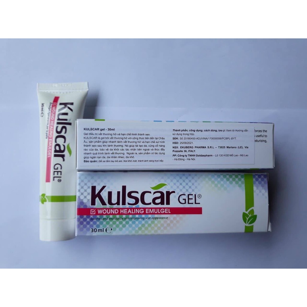 Kulscar Gel - Hỗ Trợ Điều Trị Vết Thương Hở, Hạn Chế Hình Thành Sẹo Tuýp 30ml - yespharmacy