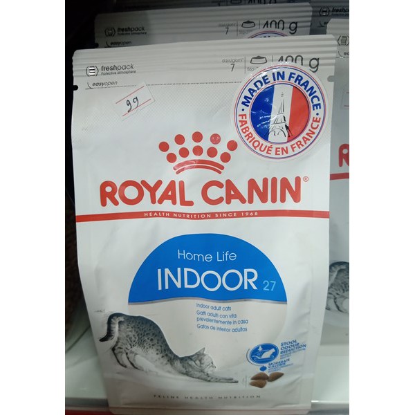 Hạt Royal Canin Indoor 27 Cho Mèo Trưởng Thành Nuôi Trong Nhà Túi 400g - 2kg, Túi chiết 1kg