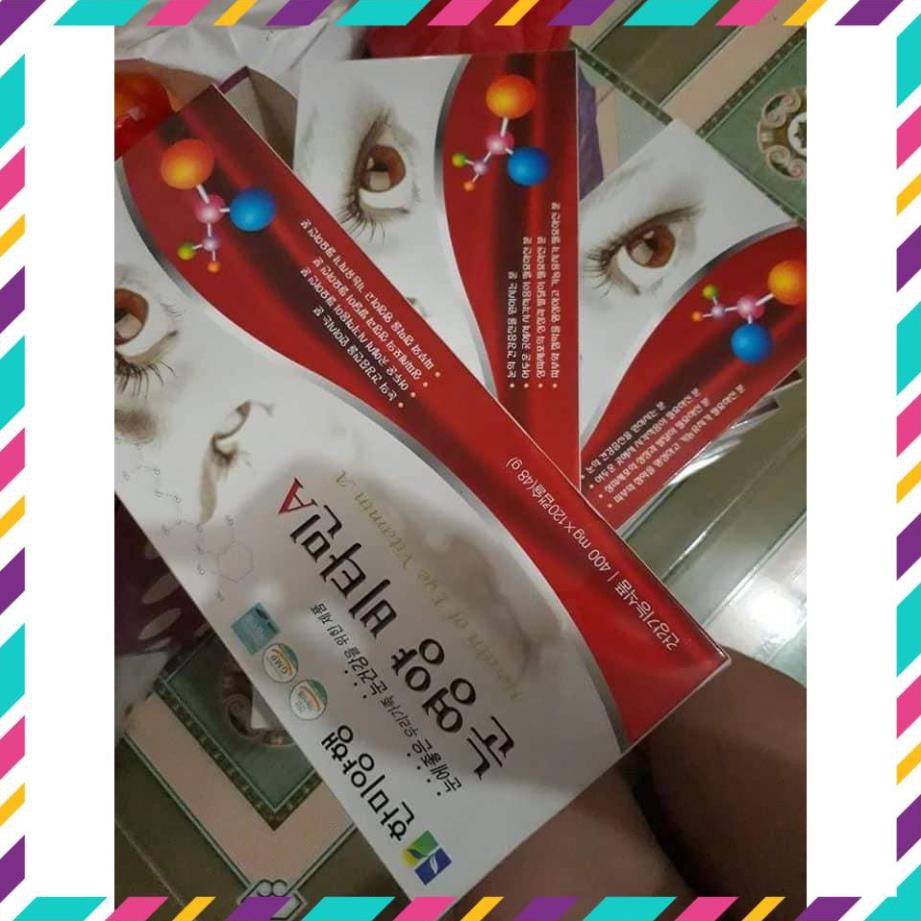 Viên uống bổ mắt HANMI Hàn Quốc 120 viên (Health Of Eye Vitamin A) | Thế Giới Skin Care