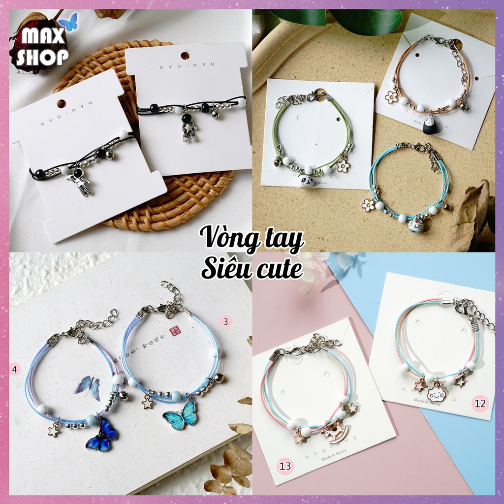 Vòng tay handmade siêu cute nhiều hình phong cách dễ thương | BigBuy360 - bigbuy360.vn