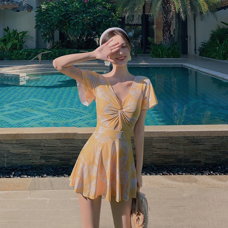 Bộ Đồ Bơi Mỏng Kín Đáo Che Phủ Bụng Phong Cách Hàn Quốc Quyến Rũ Cho Nữ | BigBuy360 - bigbuy360.vn