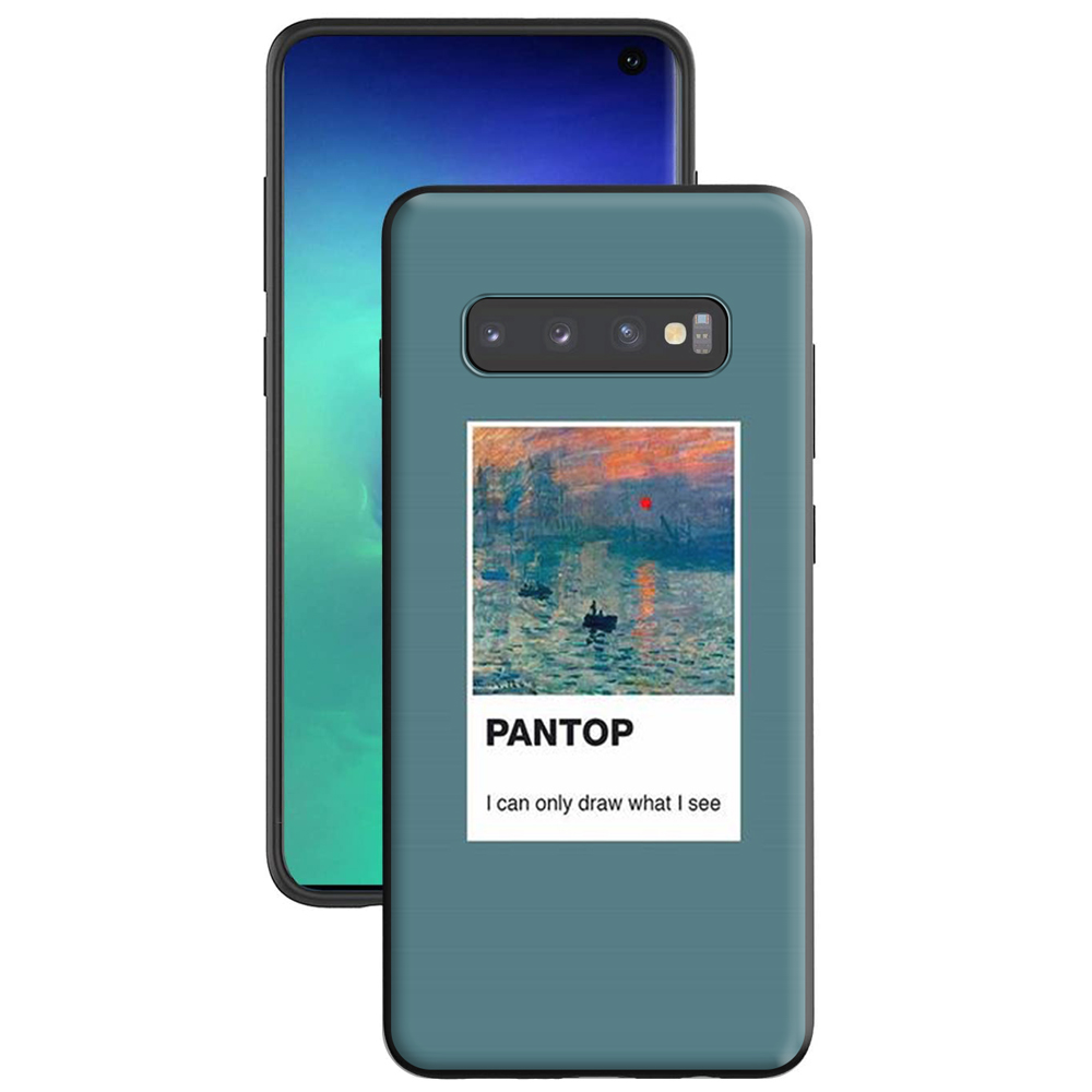 Ốp Điện Thoại Silicon Mềm In Hình Tranh Vẽ Van Gogh Cho Samsung Galaxy A7 2018 / A9 2018 / Note 10 / Note 10 Plus / Note 10 Lite