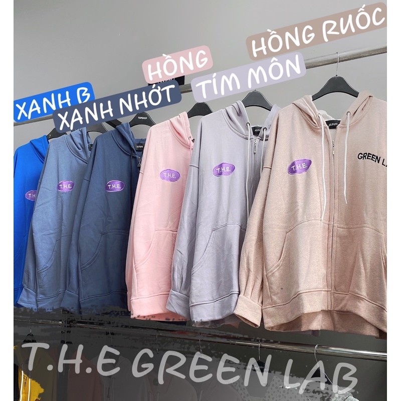 Áo Khoác Tay Phồng Nữ Khoá Kéo - Nỉ Ngoại Xuất Dư