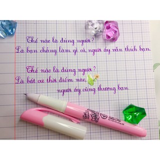 🌼 Bút mài LeTa 02 ngòi kim tinh thanh đậm nhẹ cho lớp đối tượng từ lớp 1