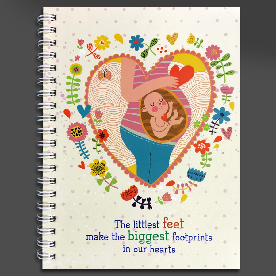 Notebook - Gia Đình Thân Yêu: The Littlest Feet Make The Biggest Footprints In Our Hearts