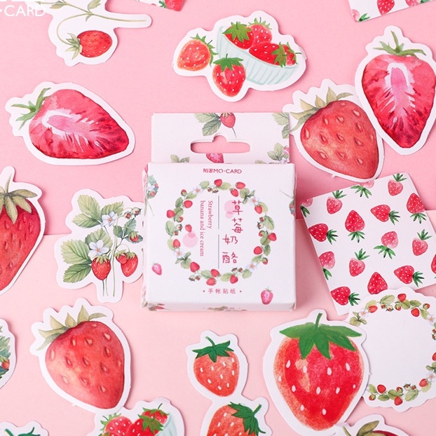 Set 46 Sticker Hoa Hướng Dương Nhiều Màu Sắc Dùng Trang Trí Sổ Tay Nhật Ký