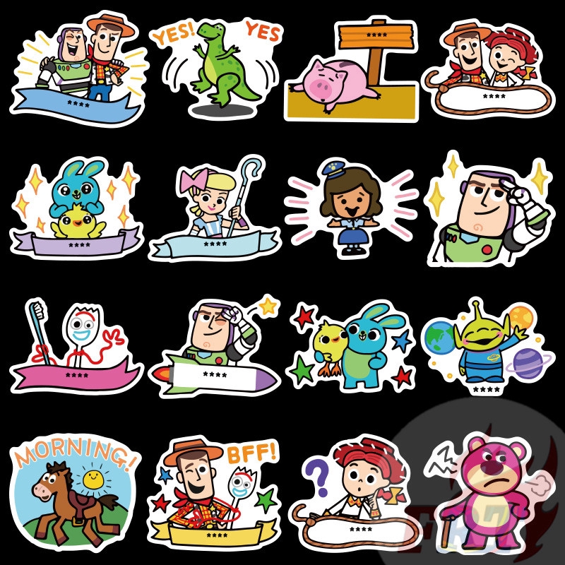 ❉ Toy Story Series 01 Disney Cartoon Stickers ❉ 50Pcs/Set TV Show Fashion DIY Mixed Decals Doodle Stickers