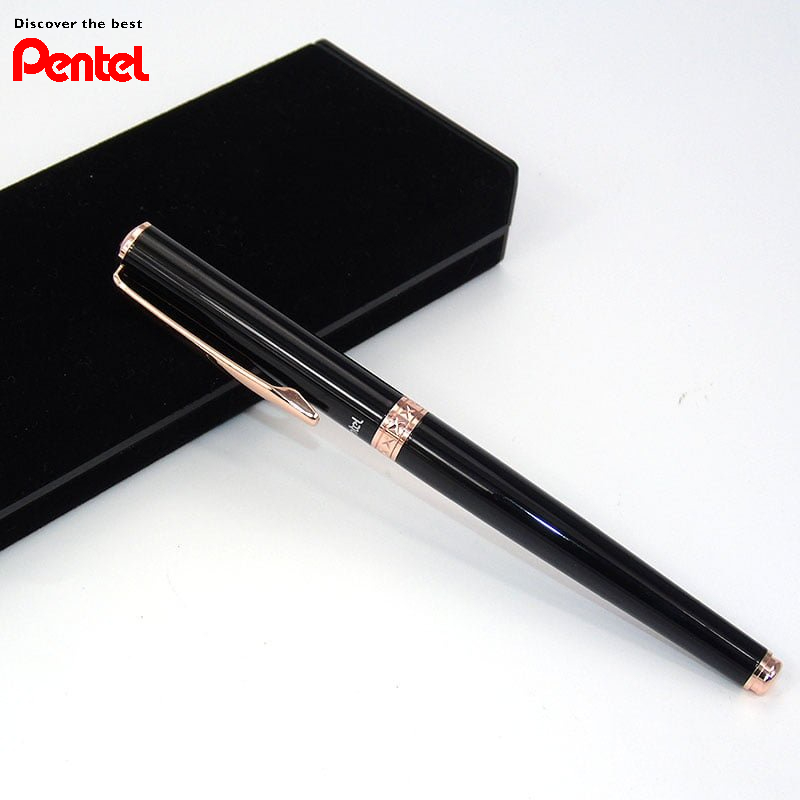 Bút Ký Gel Pentel Sterling K611| Ngòi 0.7mm Mực Xanh |Thiết Kế Màu Vỏ Thời Trang |Kèm Hộp