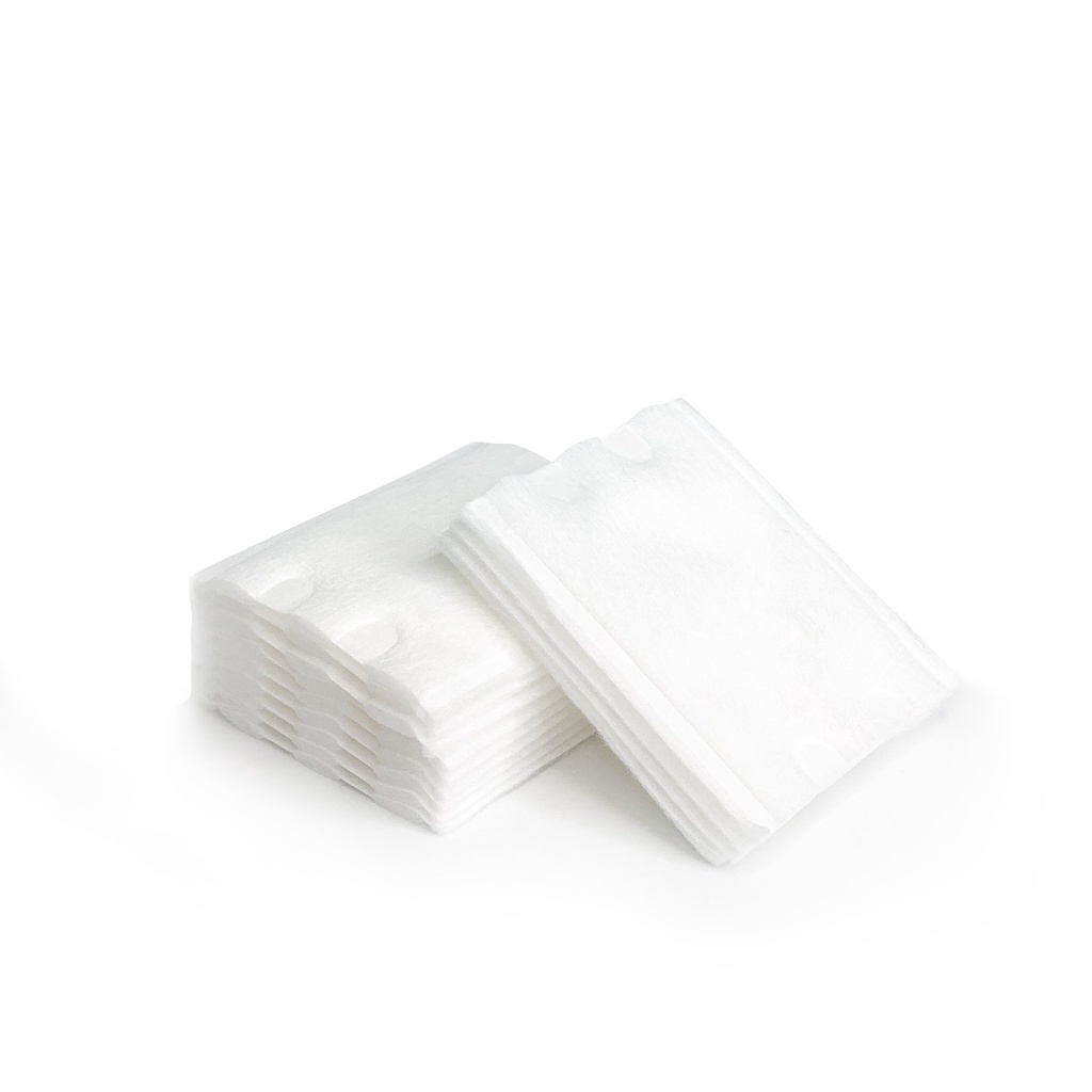 Combo 3 Bông tẩy trang  Slisoft 220 miếng làm từ bông tự nhiên, mềm, mịn, dai an toàn cho mọi loại da.