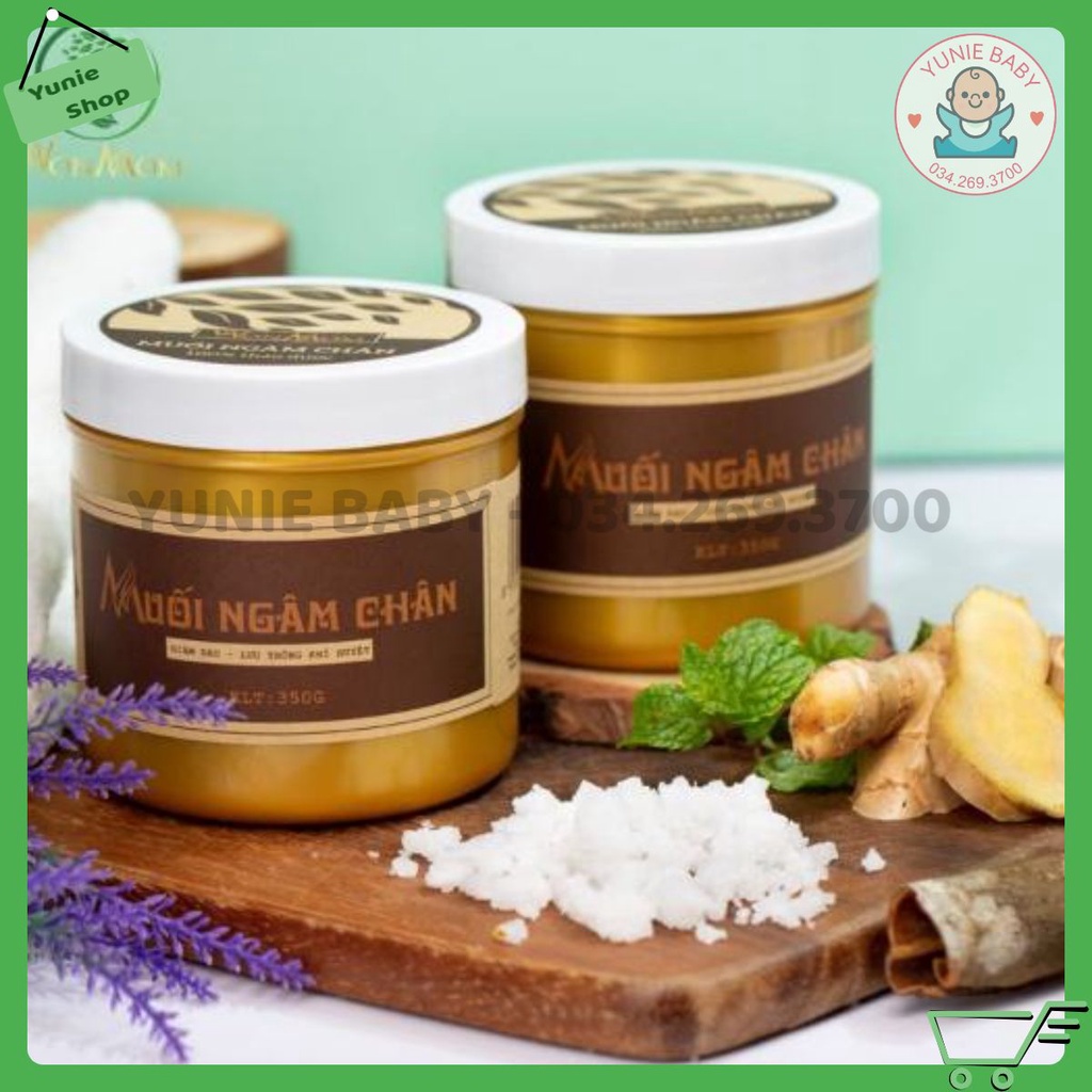 Muối ngâm chân thảo mộc giảm đau nhức, thư giãn cơ thể Wonmom 350g