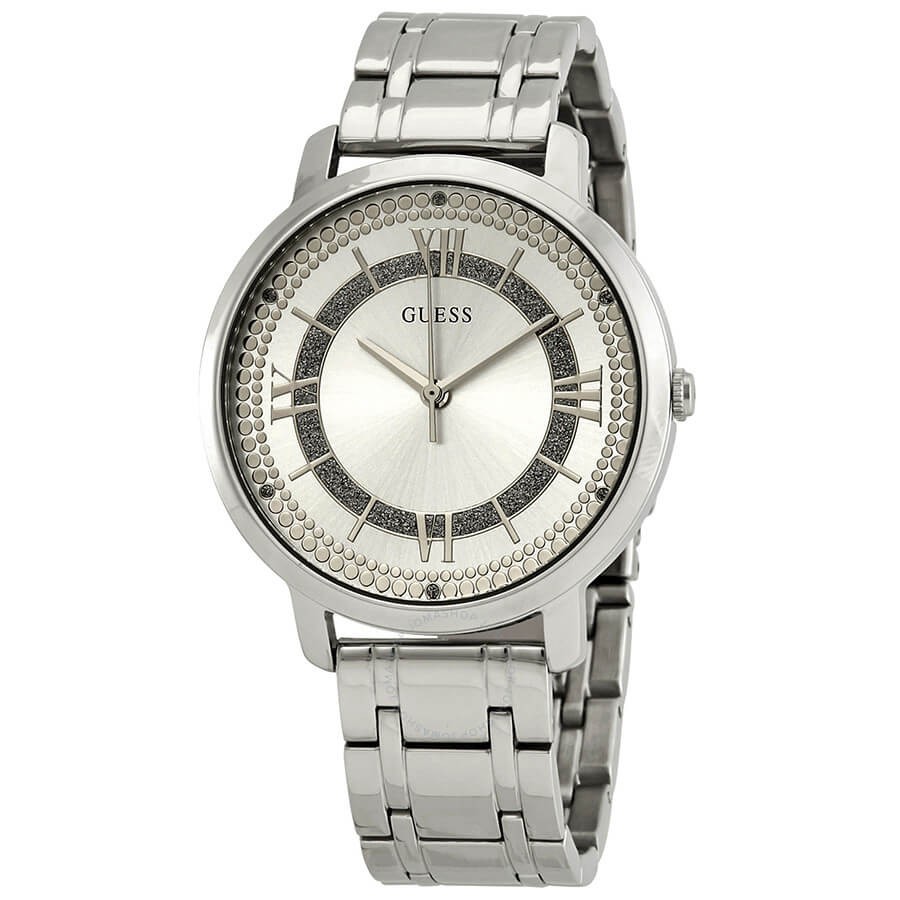 Đồng Hồ Guess Nữ W0933L1 Màu Bạc 40mm (Chính Hãng)