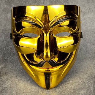 Mặt Nạ Hacker VÀNG BÓNG VÀNG GOLD 2021