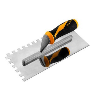 [ CHÍNH HÃNG ] Cây Bay Răng ( 10 x 10mm ) Chữ Nhật Cán Nhựa ( 280 x 120mm ) Tolsen 41017 [ Real | TSE ]