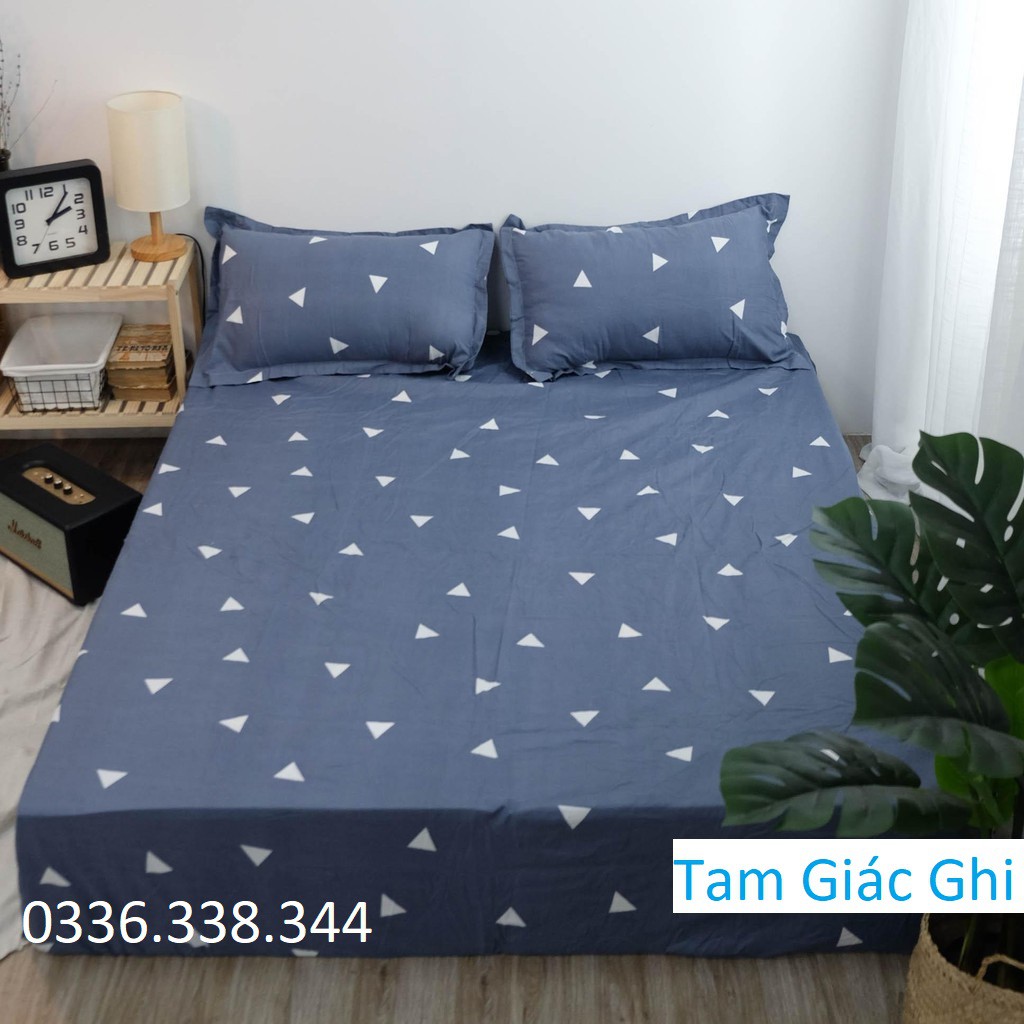 [SIÊU KM] Set ga gối Poly nhiều mẫu lựa chọn | Mẫu Hoa Lá Bạc (ghi chú tên mẫu khi đặt đơn)