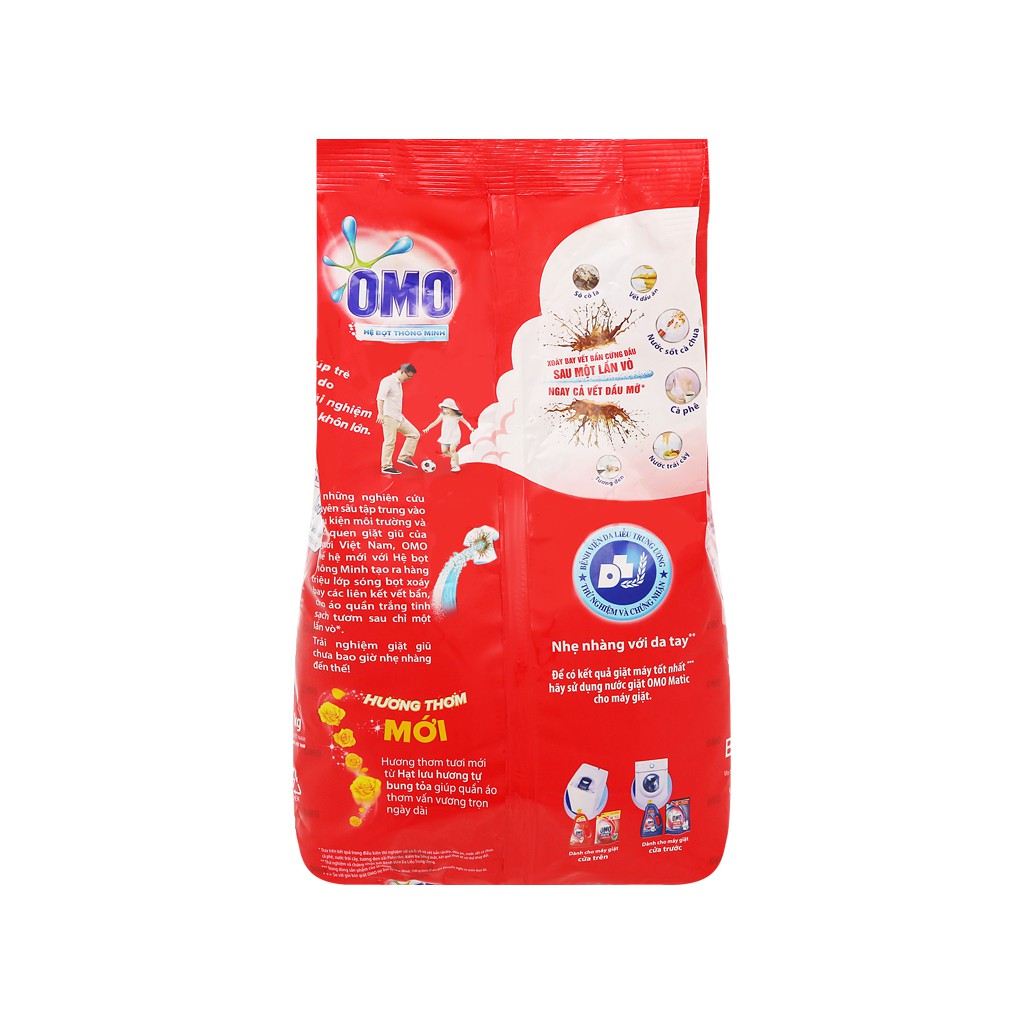 Bột giặt OMO cửa trên gói 2,6/ 2,9Kg