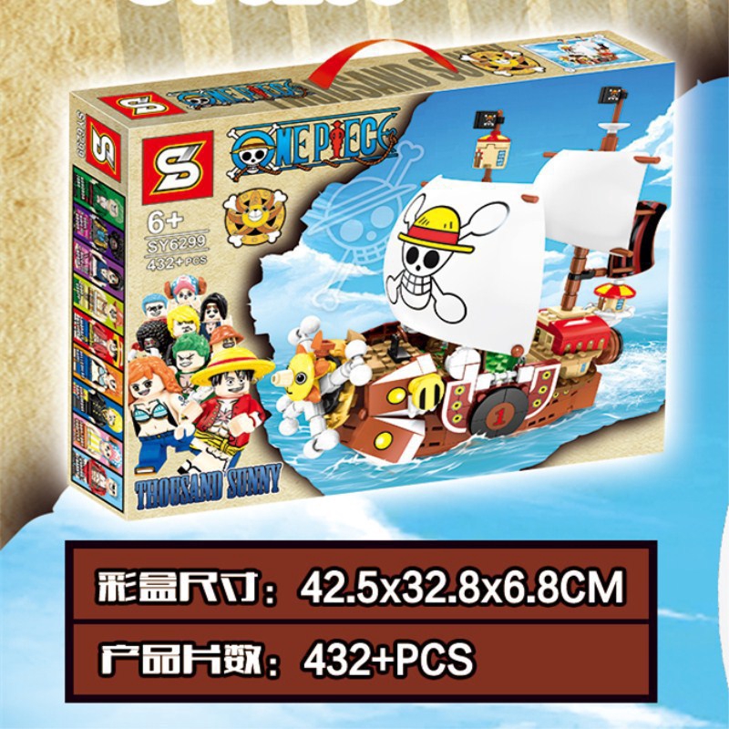 Lắp ghép Mô hình tàu Thousand Sunny mã SY6299 to khổng lồ