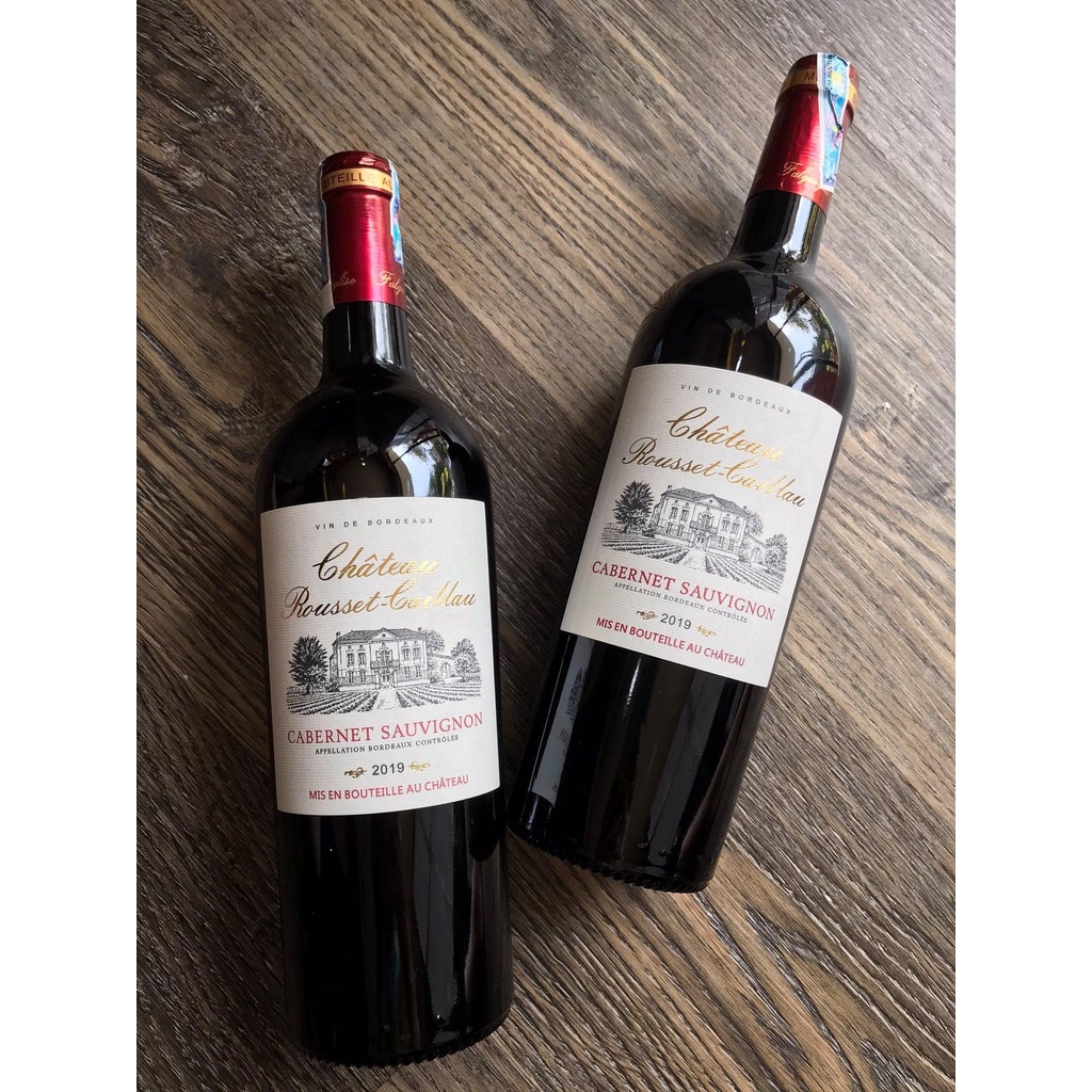 Vang Pháp thượng hạng | BORDEAUX - Vang đỏ Rousset Caillau Cabernet Sauvignon 2019