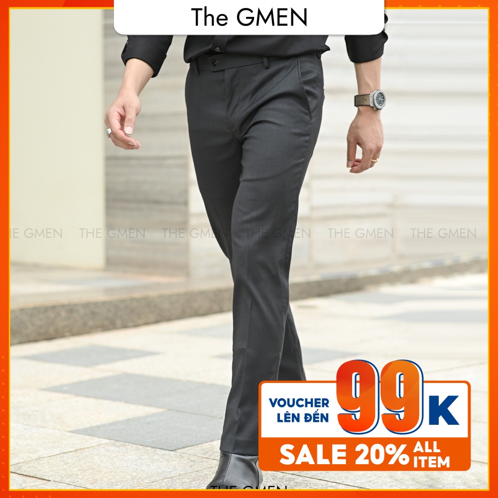 Quần âu nam The GMEN X22 Basic Trouser chất liệu cao cấp, form dáng chuẩn và tôn chân