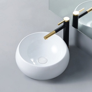 Vòi lavabo nóng lạnh mỏ vàng , vòi chậu rửa mặt nóng lạnh điếu mỏ xi Đen Vàng chất liệu đồng cao cấp