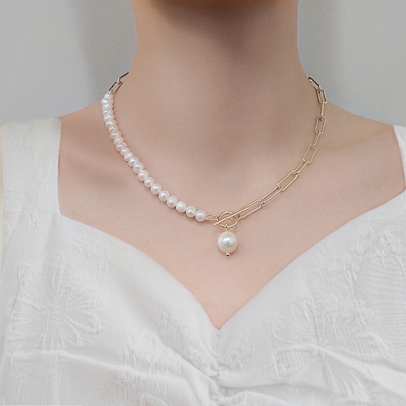 Vòng cổ 6ly phối dây titan, kiểu dáng trẻ trung