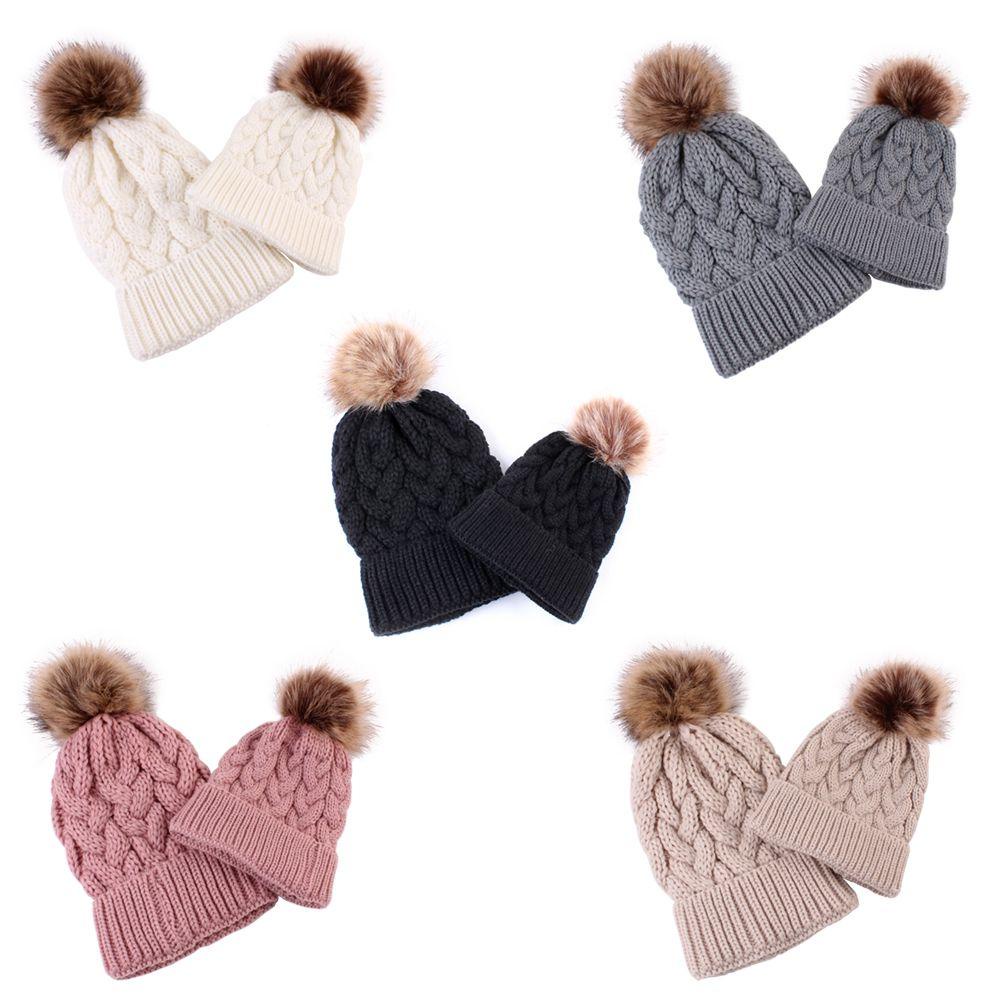MIH Mũ Len Beanie ThờI Trang Cho Mẹ Và Bé