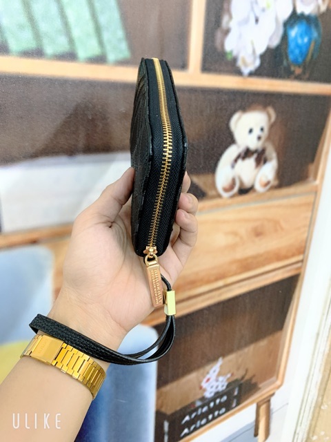 [FreeShip – Clip thật] Ví Da Cao Cấp 2020.Bóp Da Cầm Tay Nam Nữ. Ví Cầm tay.