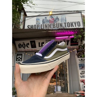 Giày Sneaker V.ans Old skool xanh đen
