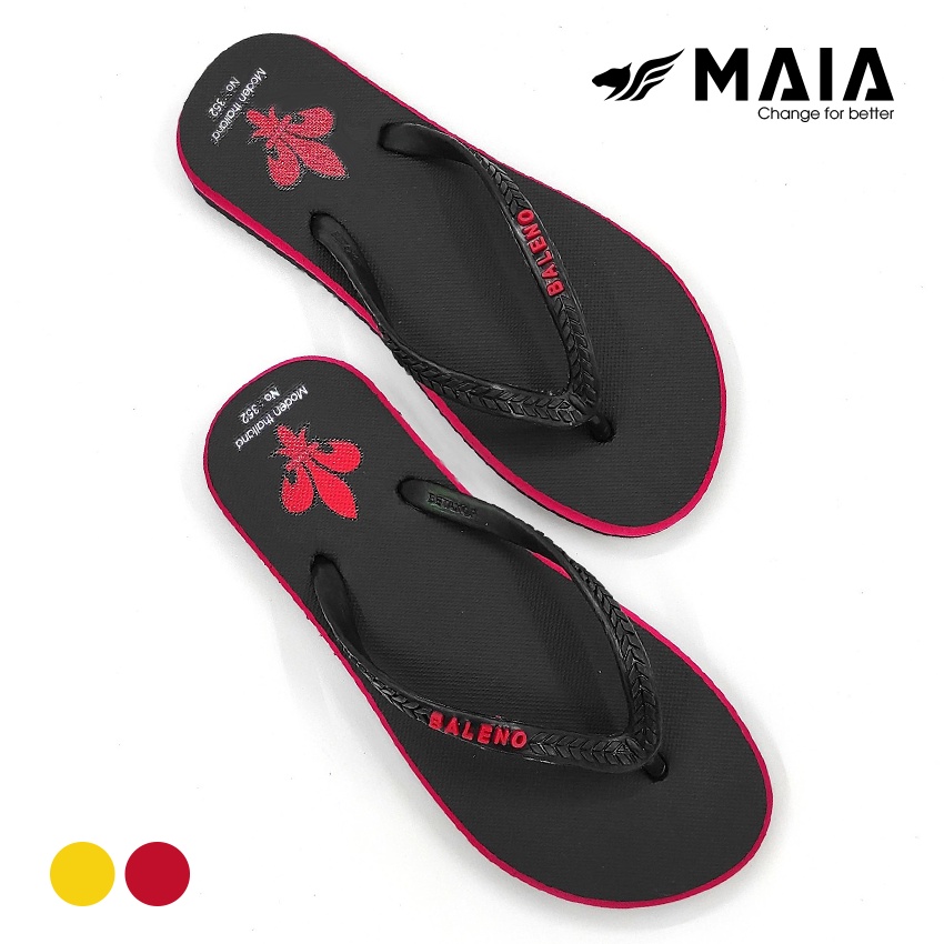Dép kẹp nữ xỏ ngón tông lào Maia - quai cao su - đế EVA siêu nhẹ, đi êm chân chống thấm nước bền MA5722 (nhiều màu)