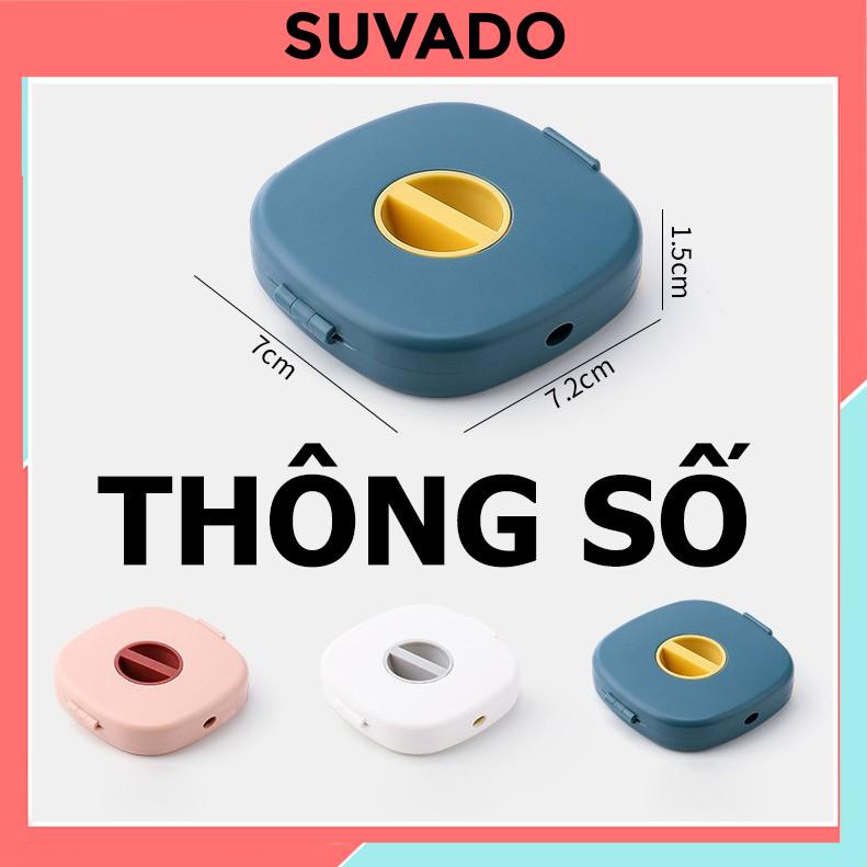 Hộp Đựng Cuốn Tai Nghe Dây Cáp SẠC RY227 Dụng Cụ Thu Gọn Dây Sạc kiêm Giá đỡ Điện Thoại Xem Phim SUVADO