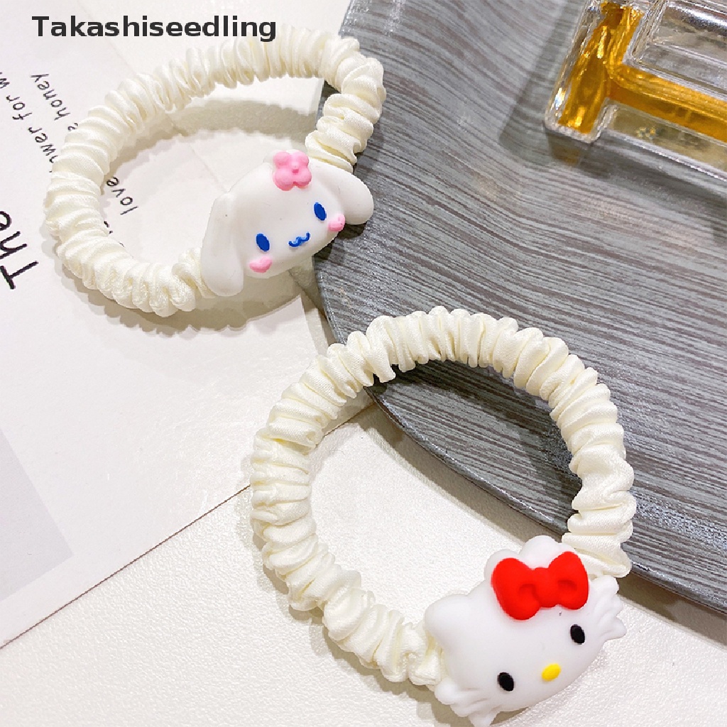 (Takashiseedling) Dây Buộc Tóc Đôi Họa Tiết Hoạt Hình Chó Yugui Đơn Giản Và Dễ Thương