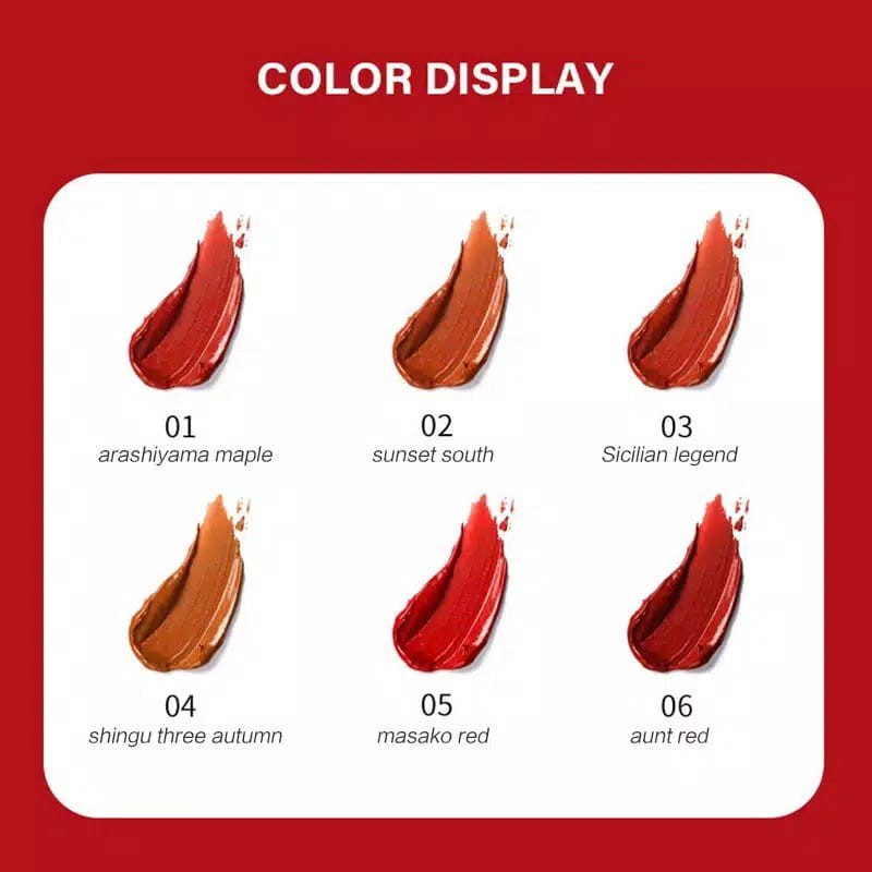(Hàng Mới Về) Son Lì Lameila Chống Nước Lâu Trôi Màu Đỏ | BigBuy360 - bigbuy360.vn