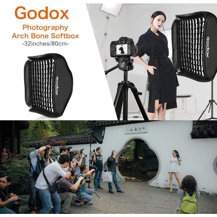 Softbox Godox SGGV8080 kèm ngàm S2