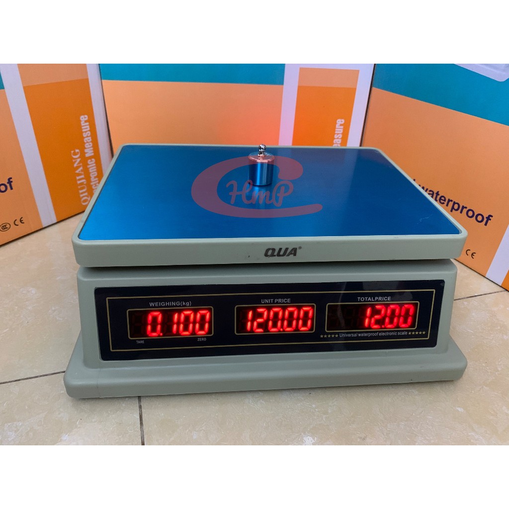 Cân Tính Tiền Siêu Thị 20kg/5gam💥💥💥Cân Hoa Qủa💥💥💥30kg/5gam Qua832 Đài Loan💥💥💥Màn Hình 2 Mặt. BH 2 Năm