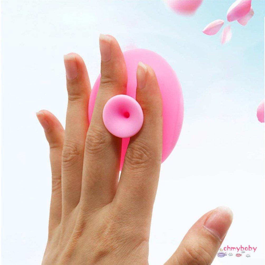 【OMB】 1pc Massage Cleaning Brush Soft Silicone Facial Cleaning Brush Shampoo Brush