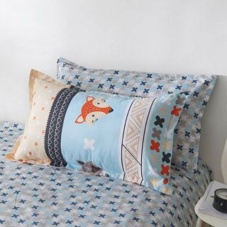 Bộ chăn ga poly nhập khẩu con cáo