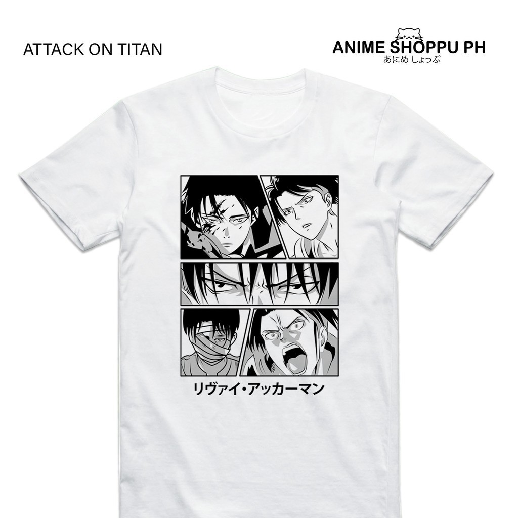 🔥 HOT🔥 Áo thun in hình 𝙇𝙀𝙑𝙄 𝘼𝘾𝙆𝙀𝙍𝙈𝘼𝙉 ATTACK ON TITAN độc đẹp giá rẻ