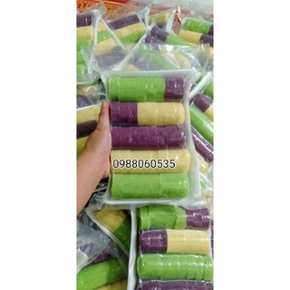 Xôi cây cắt khúc sẵn 1 gói 1 kg 3 màu