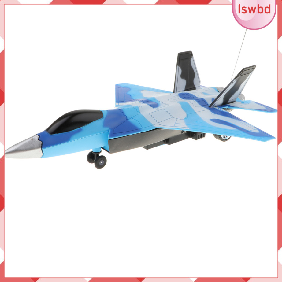 Four-tunnel Remote Controlled Aircraft RC Toy Fighter Plane Model with Music Light Children Birthday Gifts