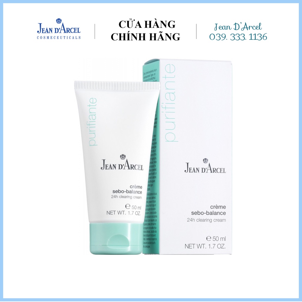 [TRỢ GIÁ] Kem dưỡng giúp giảm mụn 24h Jean Darcel_ 24h clearing cream