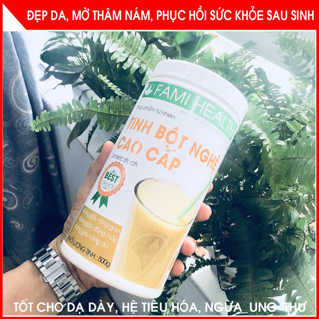 [ Tinh bột nghệ Fami 500G ] Tinh bột nghệ cao cấp. Hàng chính hãng