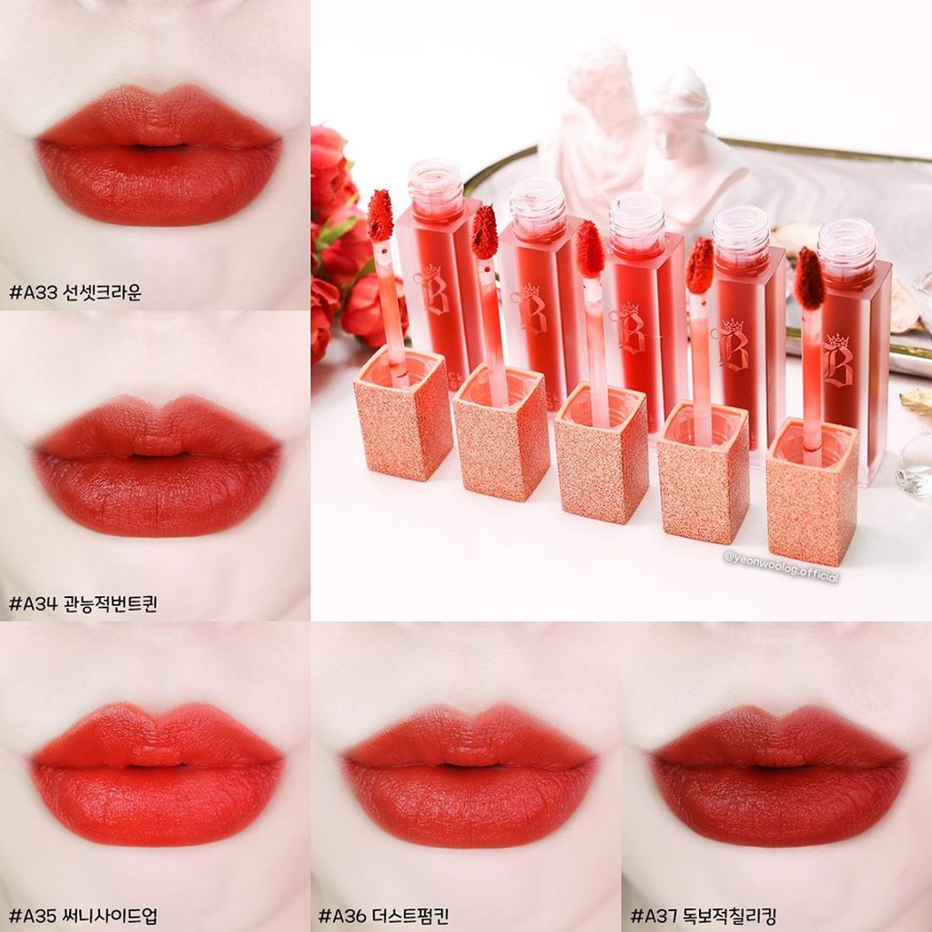 Son Kem Lì Black Rouge Air Fit Velvet Tint Ver.7 VELVET CROWN