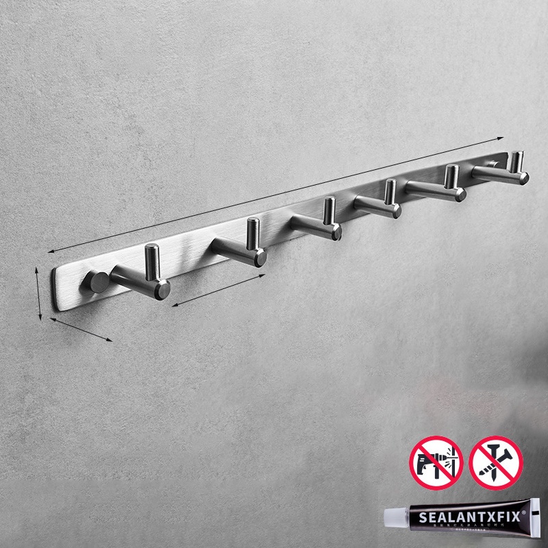 Móc INOX SUS304 Dán Tường sự dụng keo dán 3M siêu chắc
