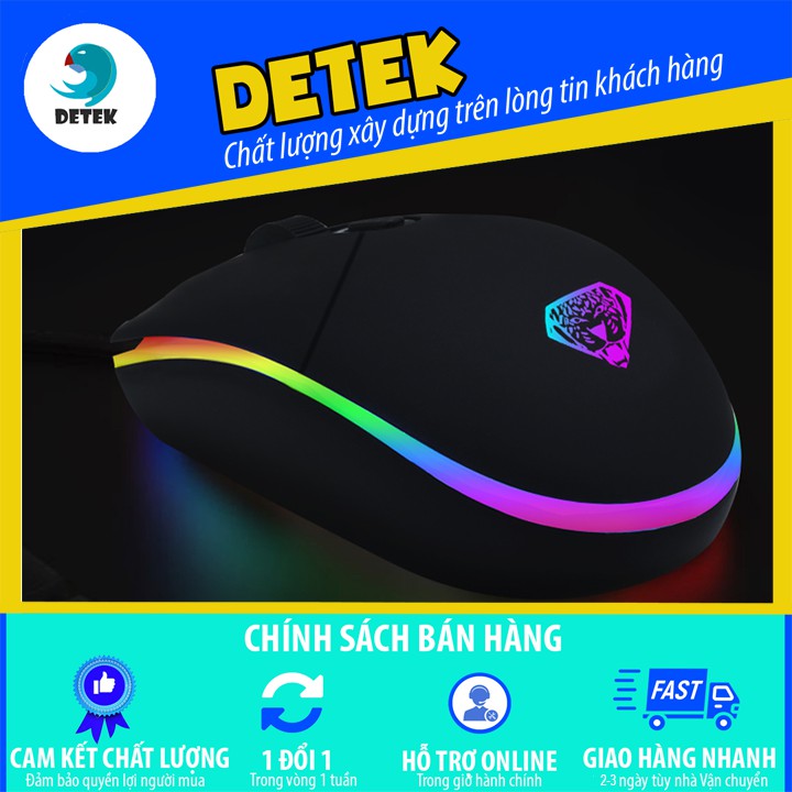 (có video) Chuột game thủ Divipard G102 Led RGB DPI 2400