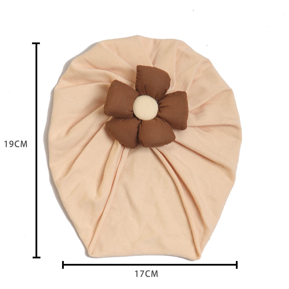 1 Chiếc Băng Đô Đội Đầu Bằng Vải Cotton Hình Hoa Dễ Thương Cho Bé 0-4 Tuổi