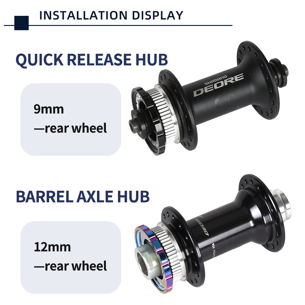 Vỏ ổ khóa đĩa trung tâm TANKE tháo gỡ nhanh chóng 9/ 12/ 15/ 20mm dành cho xe đạp